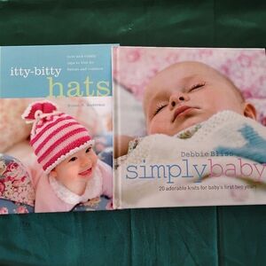 Itty-Bitty Hats and Simply Baby Knitting Books